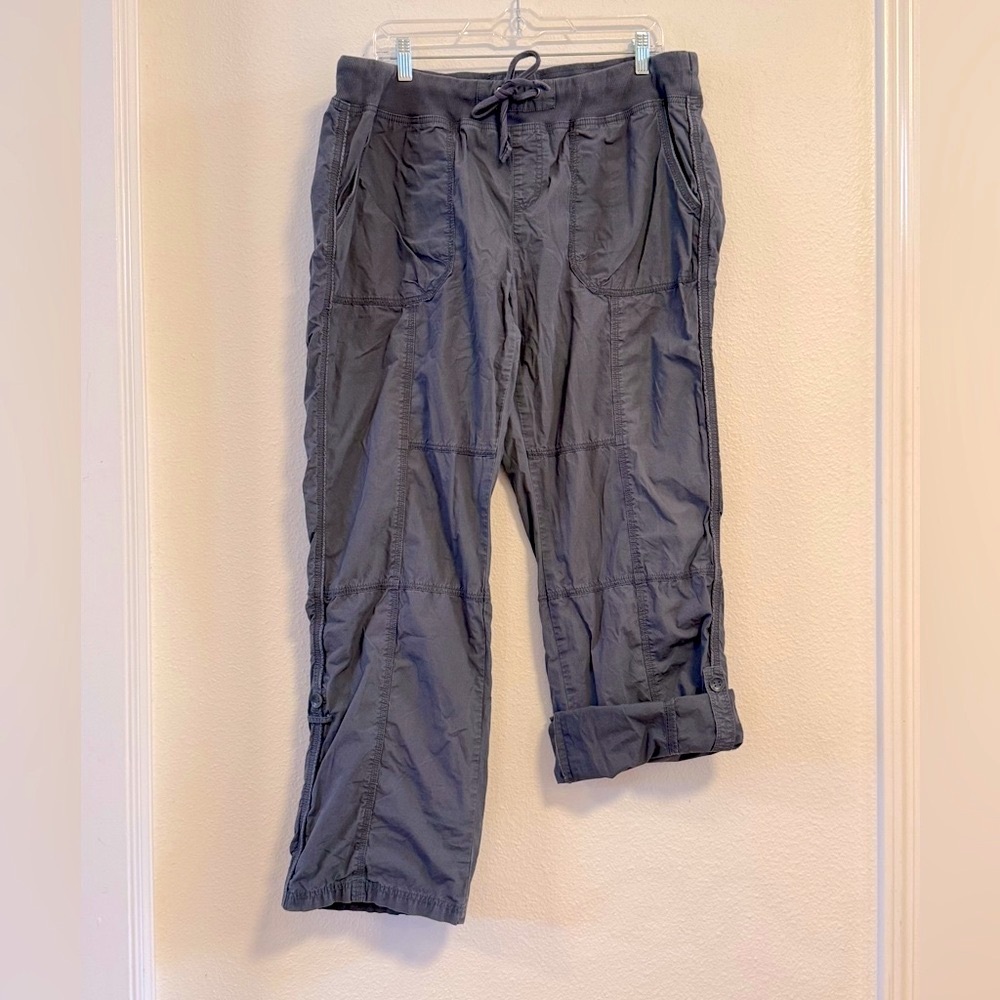 Calvin Klein Performance Convertible Full Length/Capri Pants, Gray, size XXL